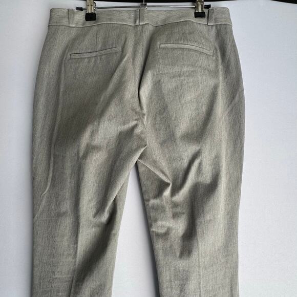Banana Republic Sloan Curvy Fit Gray 6 Women Stretch Ankle Dress Pants Pockets - Picture 4 of 9